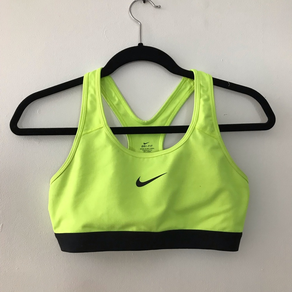 Nike Pro Classic Swoosh Compression Sports Bra.